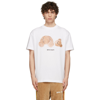 Palm Angels Fw22 Kill The Bear T-shirt 'white Brown'