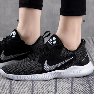 Nike Women's Flex Experience Run 10 Running Sneakers From Finish Line In Black
