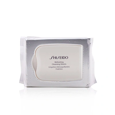 Shiseido 资生堂 Refreshing Cleansing Sheets 纯棉洁面纸30张 In White