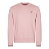 Fred Perry Crewneck Sweatshirt In Pink