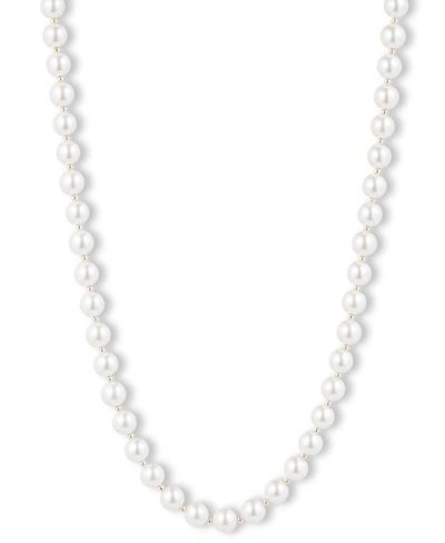 Anne Klein Blanc Imitation Pearl Collar Necklace