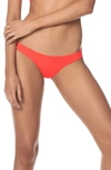 Maaji Ginger Orange Flirt Reversible Bikini Bottoms In Red
