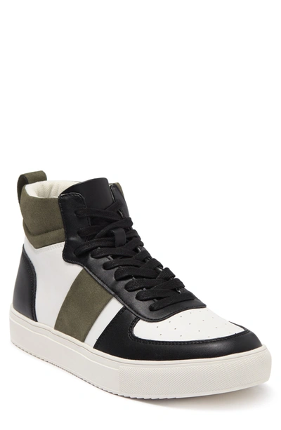 Abound Jared High Top Sneaker In White - Olive