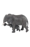 WILLOW ROW GRAY POLYSTONE ECLECTIC ELEPHANT SCULPTURE