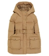 BURBERRY BELTED PUFFER CAPE,P00608048