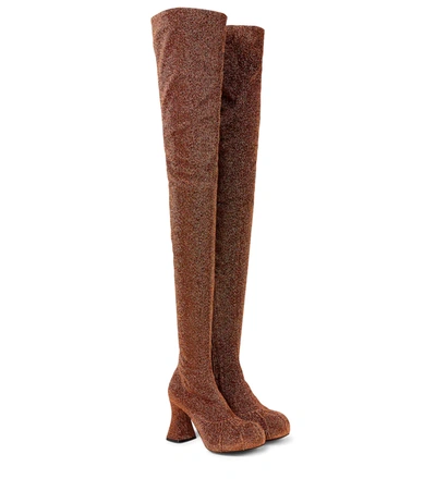 Stella Mccartney Groove Over-the-knee Boots In Pumpkin ModeSens
