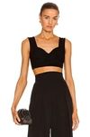 ALAÏA FITTED BUSTIER TOP,ALIA-WS53