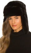 Hat Attack Apres Sherpa Trapper Hat In Black