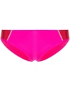 Duskii Ella Two-tone Bikini Bottom In Rot