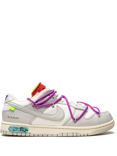 Nike X Off-white Dunk Low Sneakers In Grey