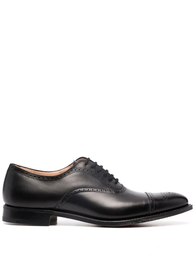 Church's Toronto Leather Oxford Shoes In Schwarz