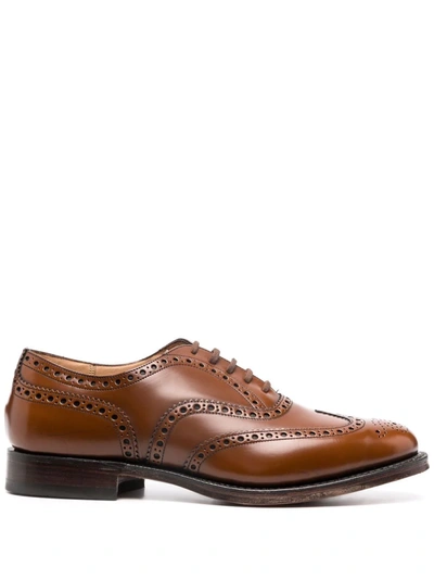 CHURCH'S NEVADA LEATHER OXFORD BROGUES