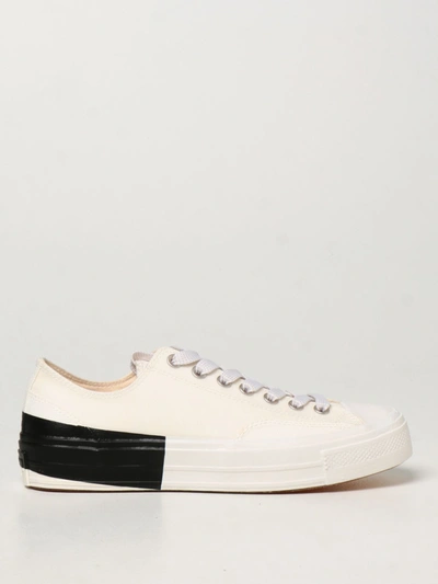 Msgm Leather Trainers In Black