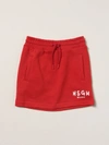 Msgm Skirt  Kids Kids Color Red