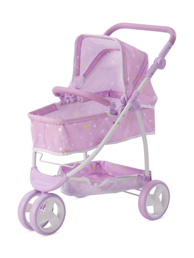 Teamson Foldable Baby Doll Stroller In Purple