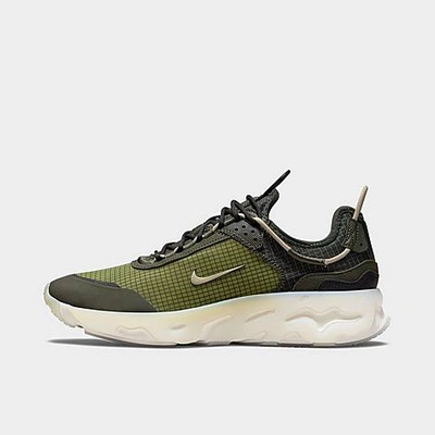 Nike Men's React Live Running Shoes In Sequoia/black/medium Olive/rattan