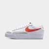 Nike Blazer Low Platform Women's Shoes In White