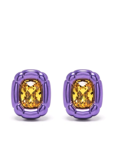 Swarovski Dulcis Clip Earrings In Violett