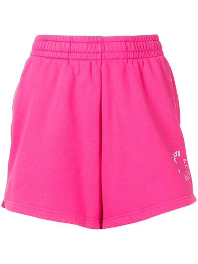 7 Days Active Logo-print Track Shorts In Rosa