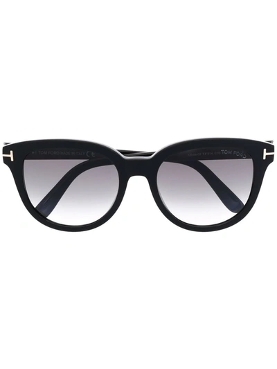 Tom Ford Scarlett Cat-eye Sunglasses In Schwarz