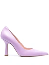 Liu •jo Pointy Lh 02 Pumps In Viola Leather In Purple