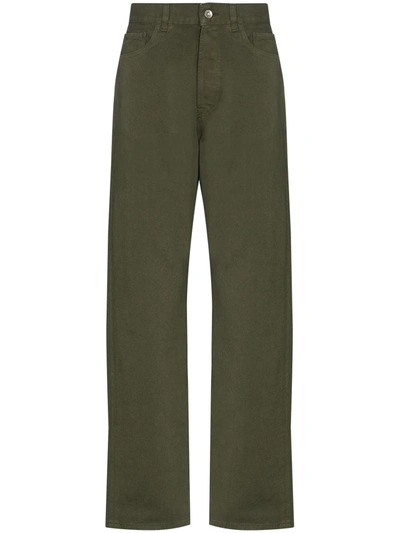 Ymc You Must Create Green Organic Cotton Papa Trousers