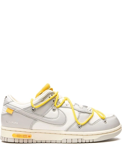 Nike X Off-white Dunk Low Sneakers In Grey