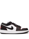 Jordan Air  1 Low Utility “white/black/red” Sneakers In Black