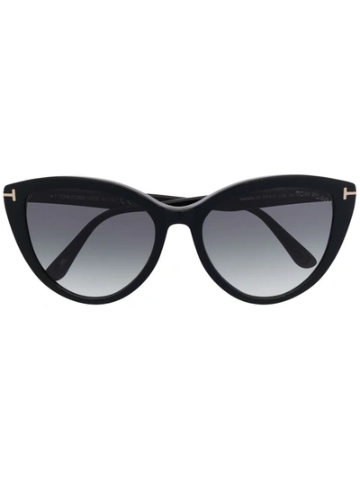 Tom Ford Cat Eye Sunglasses In Black