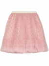 GUCCI GG STAR TULLE SKIRT