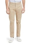 Vince Dylan Lightweight Slim Fit Pant In Stone Khaki