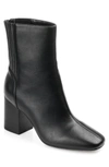 Journee Collection Tru Comfort Foam Maize Vegan Leather Bootie In Black