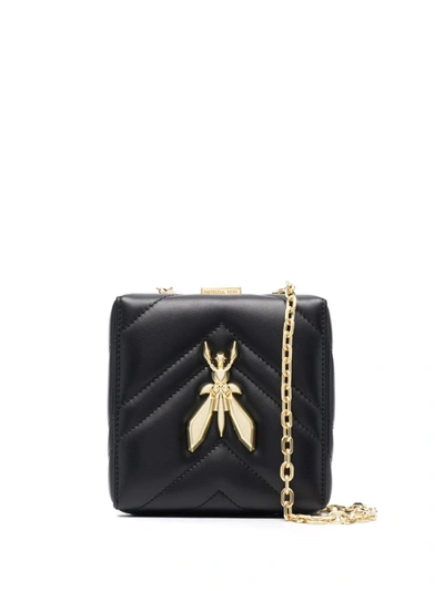 Patrizia Pepe Fly Quilted Clutch Bag In Schwarz ModeSens