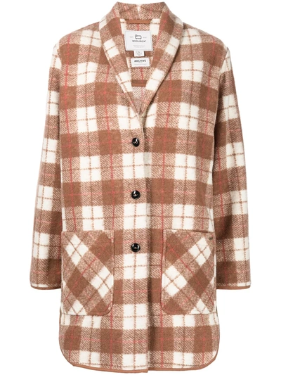 Woolrich "gentry" Coat In Brown