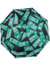 Supreme X Shedrain Street Signs Umbrella In Schwarz