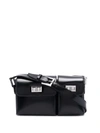By Far Baby Billy Semi Ptnt Lthr Shldr B In Schwarz