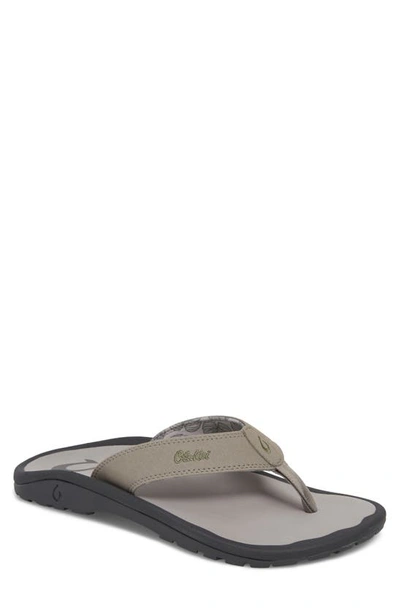 Olukai Ohana Flip Flop In Fog/ Fog