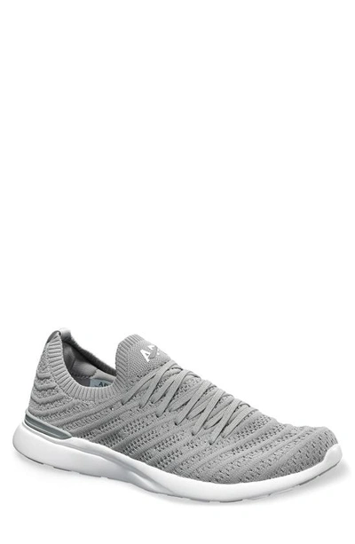 Apl Athletic Propulsion Labs Techloom Wave Hybrid Running Shoe In Grey