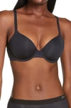 DKNY LACE COMFORT UNDERWIRE DEMI BRA,DK7081