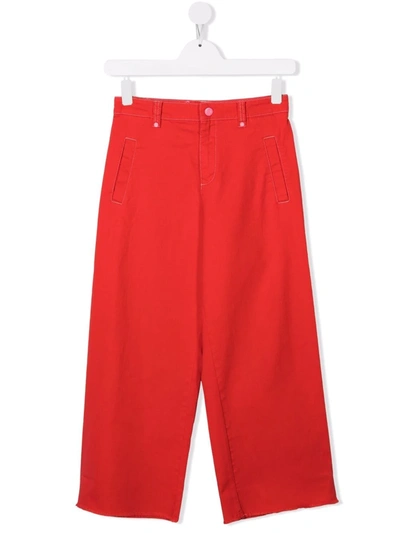 Marc Jacobs Teen Wide-leg Trousers In Red