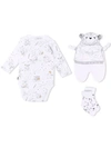 GIVENCHY TEDDY-PRINT CONSTELLATION BABYGROW SET