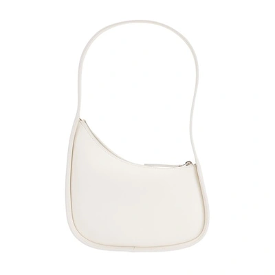 The Row Half-moon Handbag In Ivory Pld