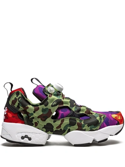 Reebok X Bape Instapump Fury Og Sneakers In Black