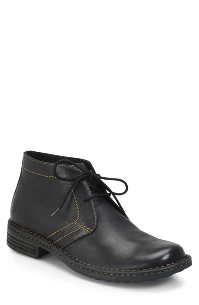 Brn 'harrison' Chukka Boot In Black Leather