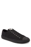 Nothing New Low Top Sneaker In Black Canvas
