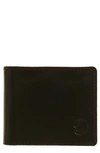 Fjall Raven Ovik Leather Bifold Wallet In Black