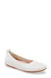 Fitflop Allegro Knit Ballet Flat In Urban White