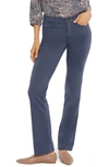 Nydj Marilyn Straight Leg Stretch Jeans In Oxford Navy Reactive