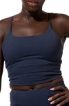 Threads 4 Thought Soraya Sports Bra In Raw Denim