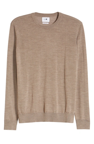 Nn07 Harry Merino Wool Pullover Sweater In 916 Stone Melange